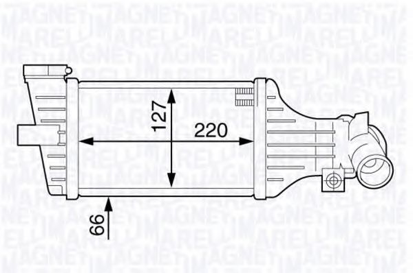 Imagine Intercooler, compresor MAGNETI MARELLI 351319201930