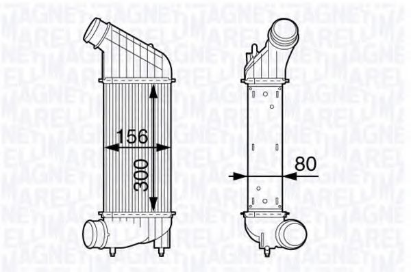 Imagine Intercooler, compresor MAGNETI MARELLI 351319202040