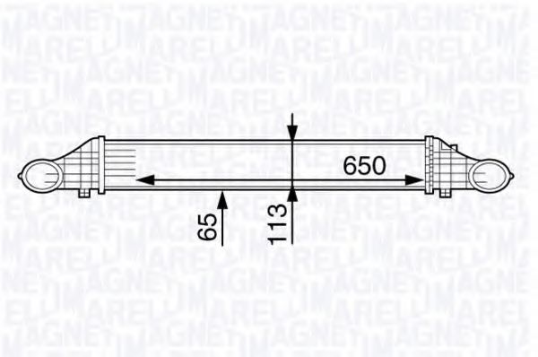 Imagine Intercooler, compresor MAGNETI MARELLI 351319202140