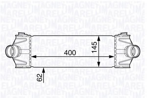 Imagine Intercooler, compresor MAGNETI MARELLI 351319202170