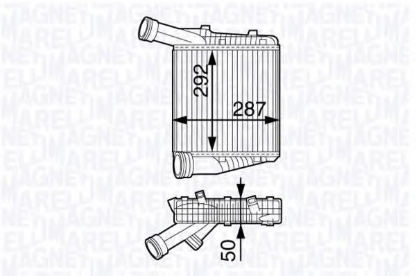 Imagine Intercooler, compresor MAGNETI MARELLI 351319202230