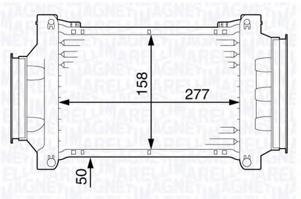 Imagine Intercooler, compresor MAGNETI MARELLI 351319202550