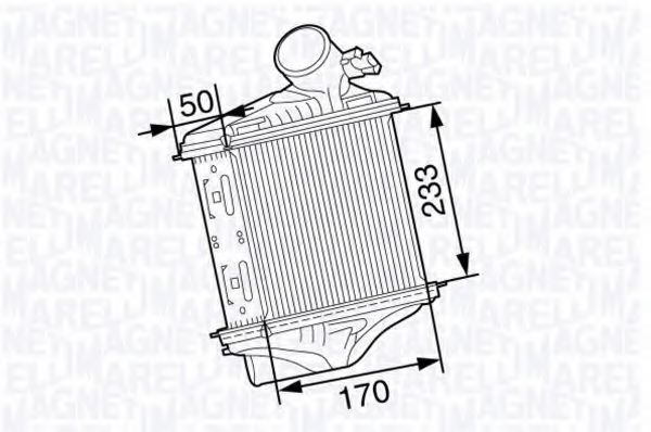 Imagine Intercooler, compresor MAGNETI MARELLI 351319202710