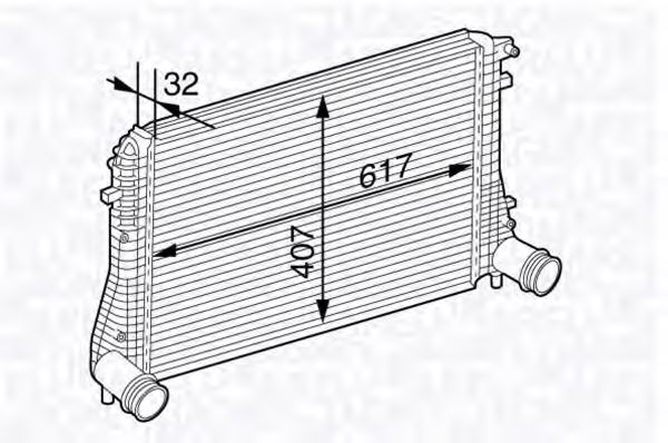 Imagine Intercooler, compresor MAGNETI MARELLI 351319202840