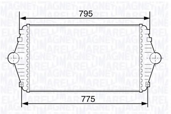 Imagine Intercooler, compresor MAGNETI MARELLI 351319203430