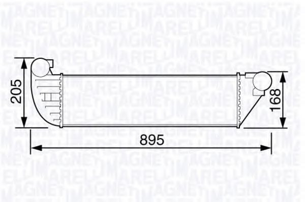 Imagine Intercooler, compresor MAGNETI MARELLI 351319203580