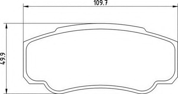 Imagine set placute frana,frana disc MAGNETI MARELLI 363700201356