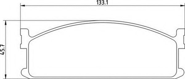 Imagine set placute frana,frana disc MAGNETI MARELLI 363710200337