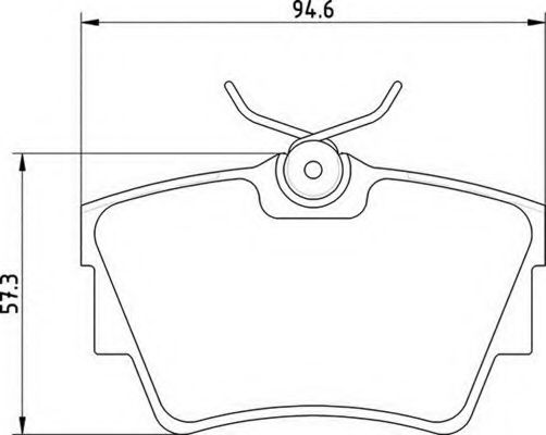 Imagine set placute frana,frana disc MAGNETI MARELLI 363710201390