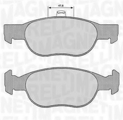 Imagine set placute frana,frana disc MAGNETI MARELLI 363916060240