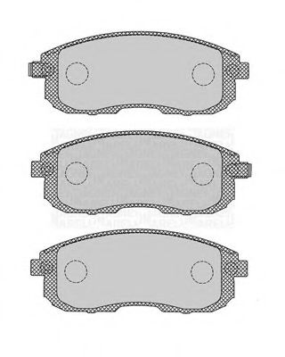 Imagine set placute frana,frana disc MAGNETI MARELLI 363916060695