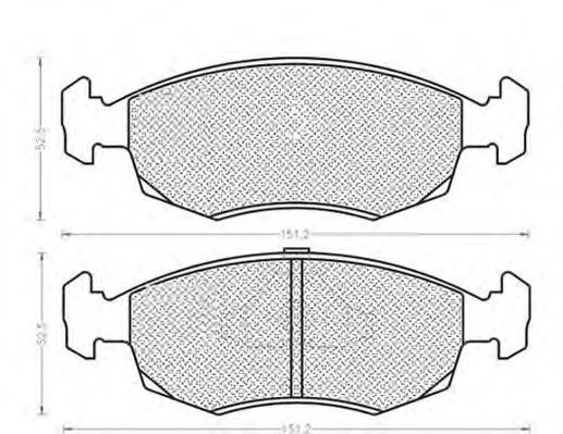 Imagine set placute frana,frana disc MAGNETI MARELLI 430216170026