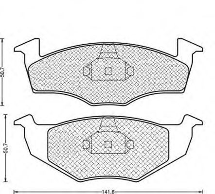 Imagine set placute frana,frana disc MAGNETI MARELLI 430216170408