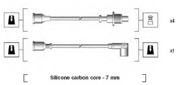 Imagine Set cablaj aprinder MAGNETI MARELLI 941135140702