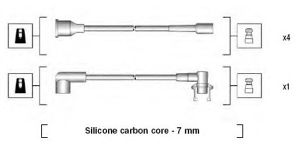 Imagine Set cablaj aprinder MAGNETI MARELLI 941145230720