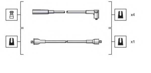 Imagine Set cablaj aprinder MAGNETI MARELLI 941318111030