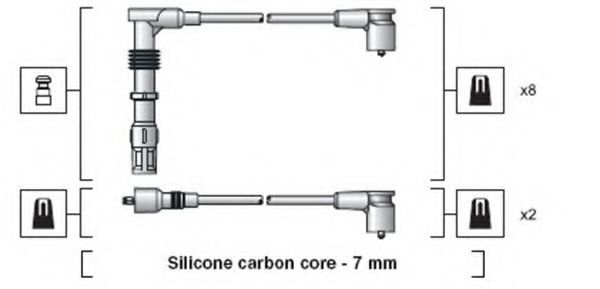 Imagine Set cablaj aprinder MAGNETI MARELLI 941318111158