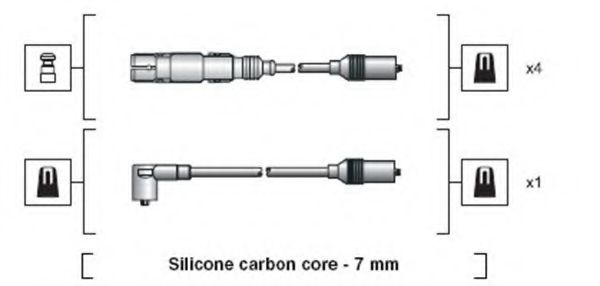 Imagine Set cablaj aprinder MAGNETI MARELLI 941318111270