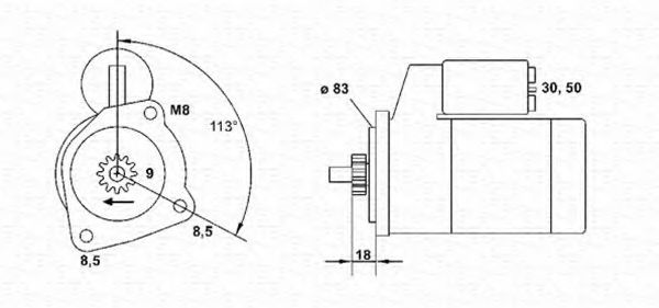 Imagine starter MAGNETI MARELLI 943251652010