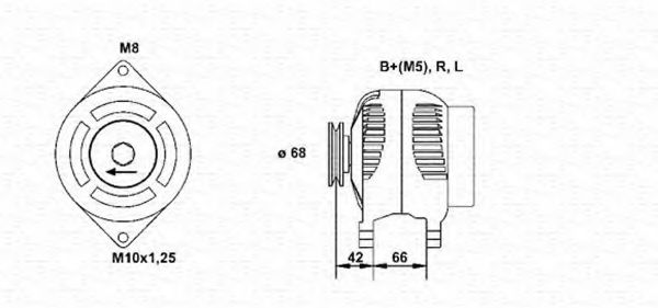 Imagine Generator / Alternator MAGNETI MARELLI 943346087010