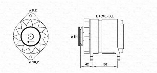 Imagine Generator / Alternator MAGNETI MARELLI 943355170010