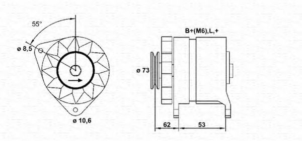 Imagine Generator / Alternator MAGNETI MARELLI 943356142010