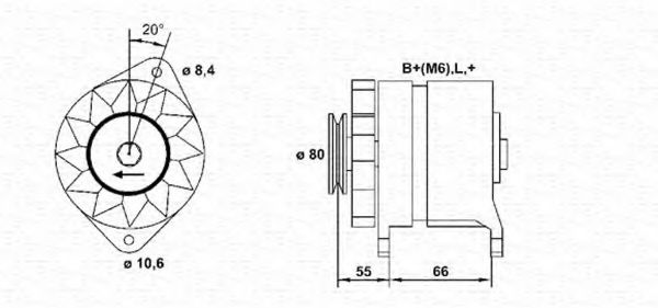 Imagine Generator / Alternator MAGNETI MARELLI 943356173010