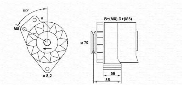 Imagine Generator / Alternator MAGNETI MARELLI 943356604010