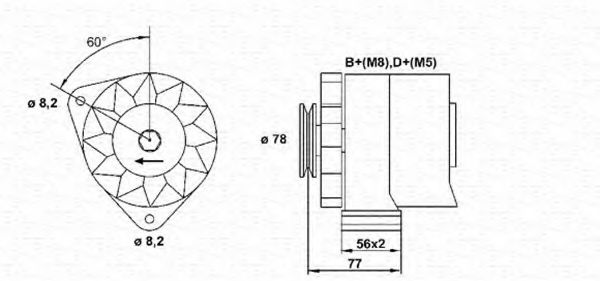 Imagine Generator / Alternator MAGNETI MARELLI 943356656010