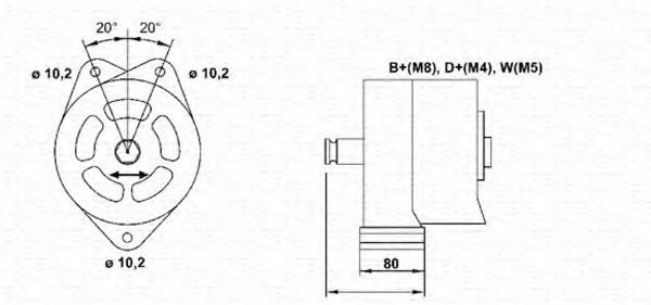 Imagine Generator / Alternator MAGNETI MARELLI 943356685010