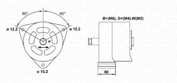 Imagine Generator / Alternator MAGNETI MARELLI 943356709010