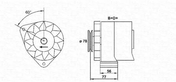 Imagine Generator / Alternator MAGNETI MARELLI 943356725010