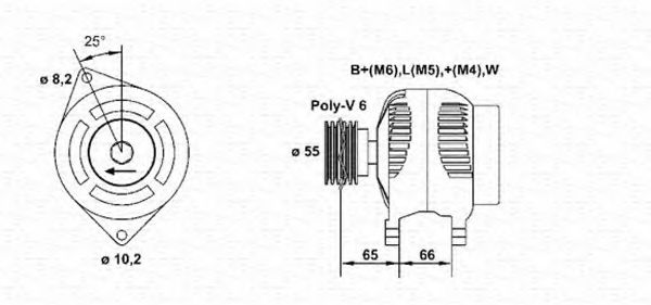 Imagine Generator / Alternator MAGNETI MARELLI 943356962010