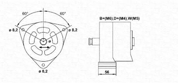 Imagine Generator / Alternator MAGNETI MARELLI 943357715010