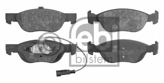 Imagine set placute frana,frana disc FEBI BILSTEIN 16091