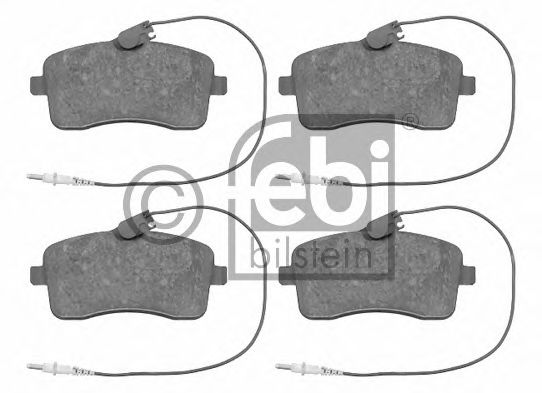 Imagine set placute frana,frana disc FEBI BILSTEIN 16547