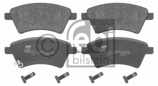 Imagine set placute frana,frana disc FEBI BILSTEIN 16658