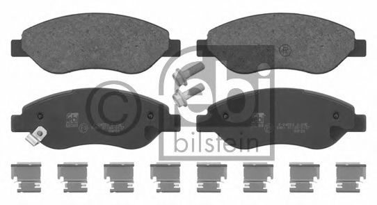 Imagine set placute frana,frana disc FEBI BILSTEIN 16698