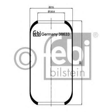 Imagine Burduf, suspensie pneumatica FEBI BILSTEIN 38633