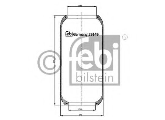 Imagine Burduf, suspensie pneumatica FEBI BILSTEIN 39149