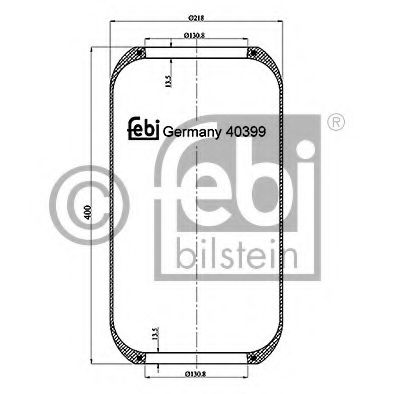 Imagine Burduf, suspensie pneumatica FEBI BILSTEIN 40399