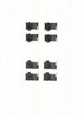Imagine Set accesorii, placute frana TRISCAN 8105 101522