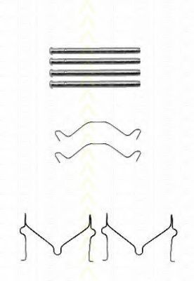 Imagine Set accesorii, placute frana TRISCAN 8105 101604