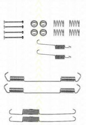 Imagine Set accesorii, sabot de frana TRISCAN 8105 102550