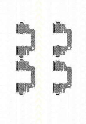 Imagine Set accesorii, placute frana TRISCAN 8105 171600