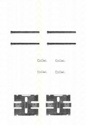 Imagine Set accesorii, placute frana TRISCAN 8105 271206