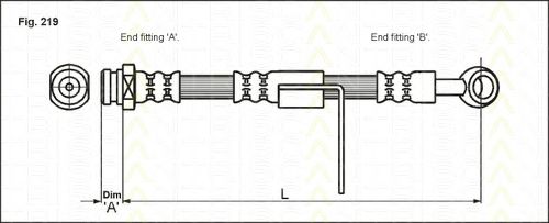 Imagine Furtun frana TRISCAN 8150 43101