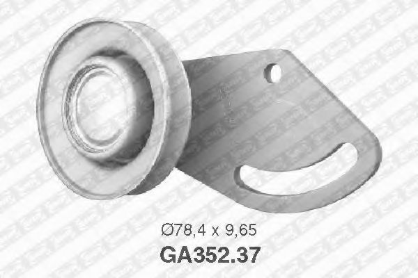 Imagine rola intinzator,curea transmisie SNR GA352.37