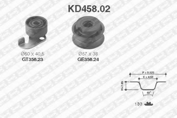 Imagine Set curea de distributie SNR KD458.02