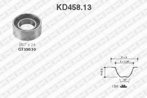 Imagine Set curea de distributie SNR KD458.13